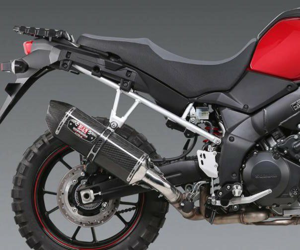 ヨシムラUSA R-77 ステンレス/カーボン スリップオン マフラー スズキ 