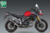 ヨシムラUSA R-77 ステンレス/カーボン スリップオン マフラー スズキ V-Strom 1000-02