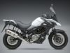 ヨシムラUSA R-77 ステンレス/カーボン スリップオン 3/4 マフラー スズキ V-Strom 650-01