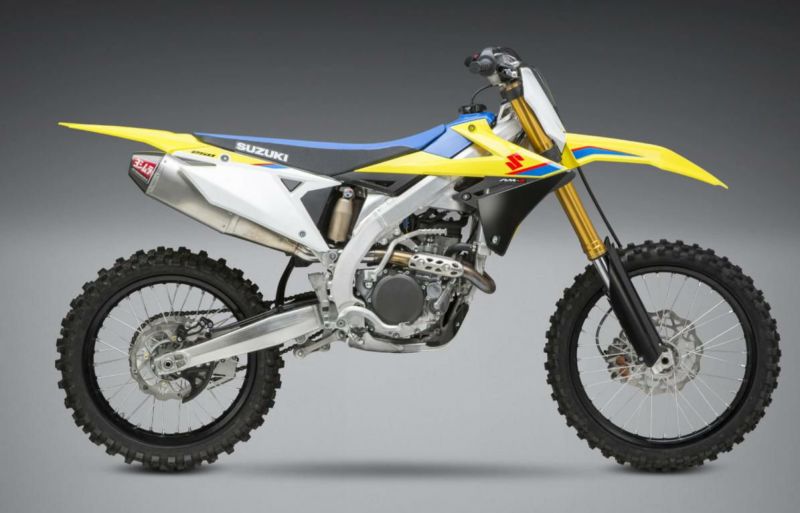 ヨシムラUSA RS-4 ステンレス/アルミ スリップオン マフラー スズキ RM