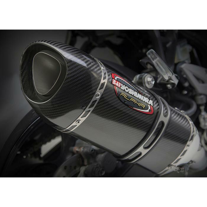 ヨシムラUSA Alphaシリーズ カーボン・マフラー ヤマハ YZF-R1 2015-2019 | バイクカスタムパーツ専門店 モトパーツ(MOTO  PARTS)