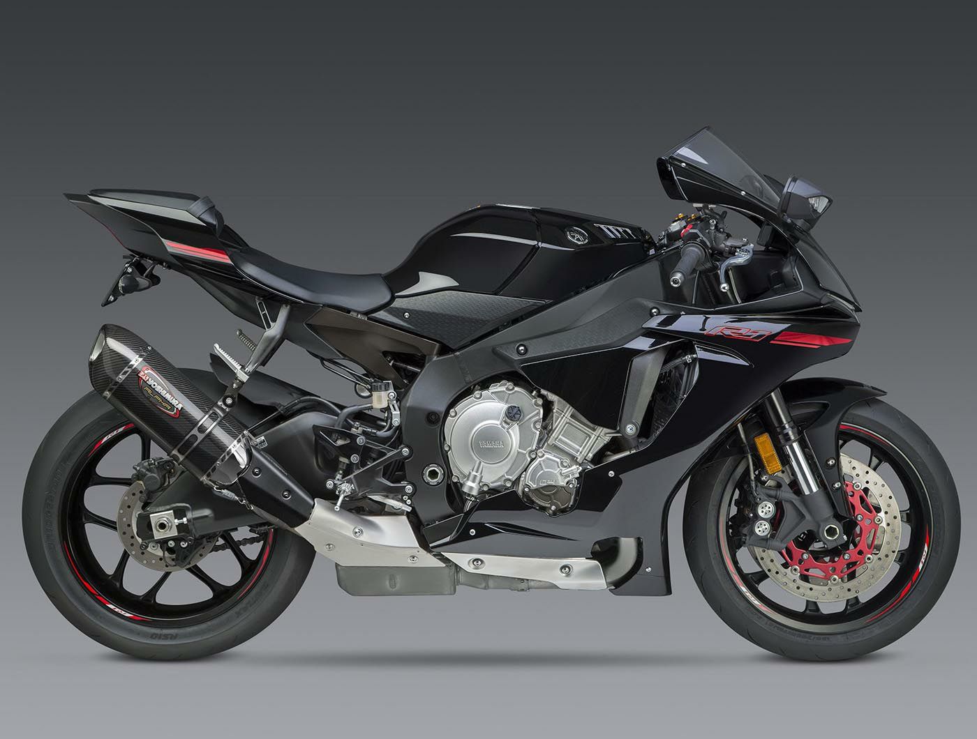 ヨシムラUSA Alphaシリーズ カーボン・マフラー ヤマハ YZF-R1 2015 