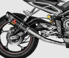 Akrapovic (アクラポヴィッチ) スリップオンマフラー・レース用・カーボン・ストリートトリプル765・17-19-01