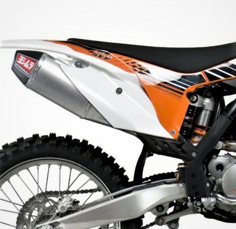 ヨシムラUSA RS-4 ステンレス/アルミ スリップオン マフラー KTM 500/450/350/250 モトクロス-01