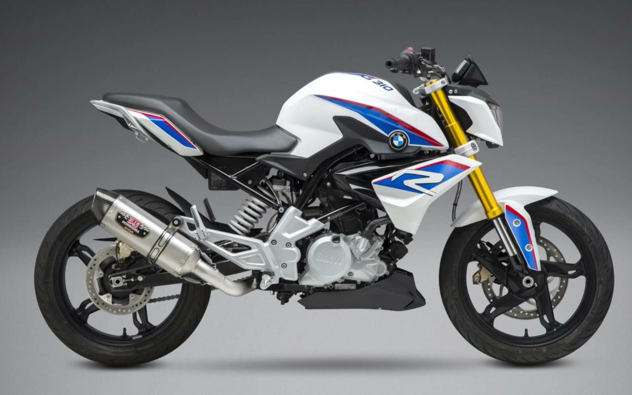 ヨシムラUSA R-77 ステンレス フルエキゾースト マフラー BMW G310 R/GS-02
