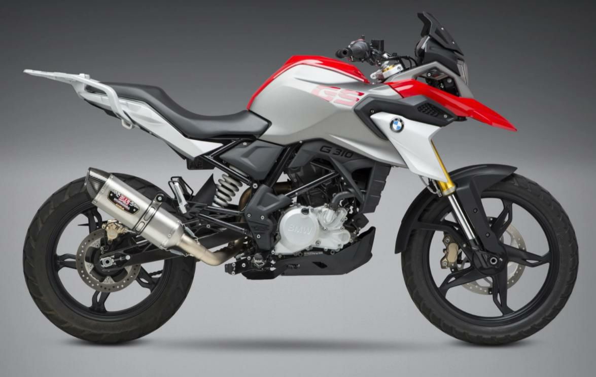 ヨシムラUSA R-77 ステンレス フルエキゾースト マフラー BMW G310 R/GS-03