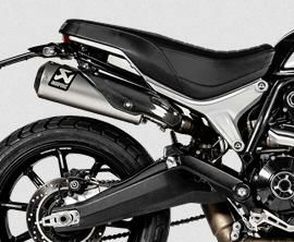 Akrapovic (アクラポヴィッチ) スリップオンマフラー・ECE規格・チタン・Ducati スクランブラー1100・18--01