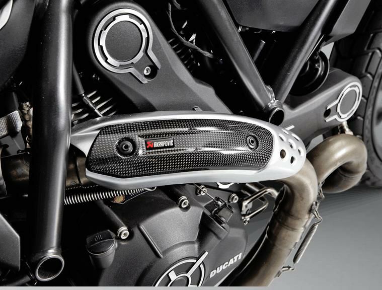 Akrapovic (アクラポヴィッチ) カーボンヒートシールド・Ducati スクランブラー・15--01