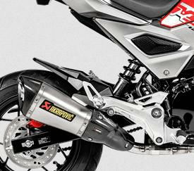 Akrapovic (アクラポヴィッチ) スリップオンマフラー・チタン・グロム ...