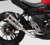 YOSHIMURA(ヨシムラ) スリップオンマフラー・R-77S・サイクロン・EXPORT SPEC・政府認証・GSX-250R・17-・チタンカバー/カーボンエンド-01