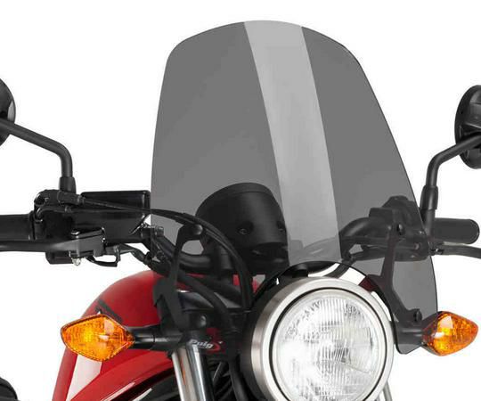 Puig (プーチ) NEW GENERATION ツーリングスクリーン・レブル250/300/500・17-・ダークスモーク-01