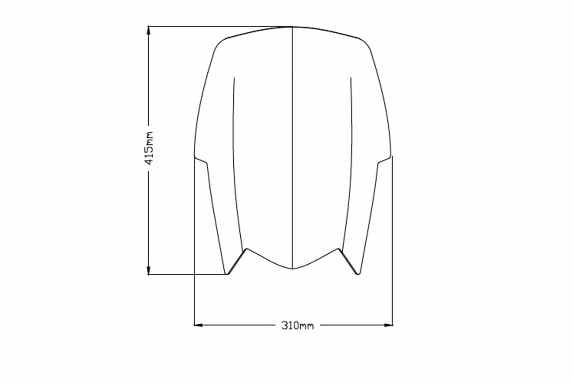 Puig (プーチ)ツーリングスクリーン・TENERE700(テネレ)・19-・スモーク-03