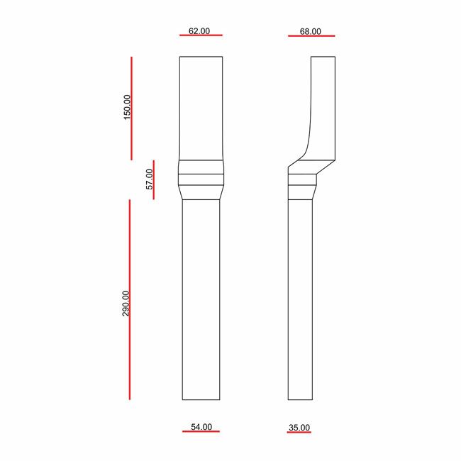 C-Racer フラットトラック フォークガード ブラック 汎用-02