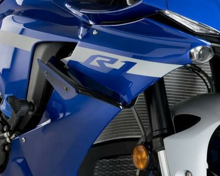 Puig(プーチ) ウイングレット・ダウンフォース・スポイラー・YZF-R1・15-・ブルー-01