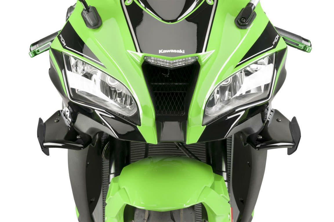 Puig(プーチ) ウイングレット・ダウンフォース・スポイラー・ZX-10R・16-20・ブラック-02