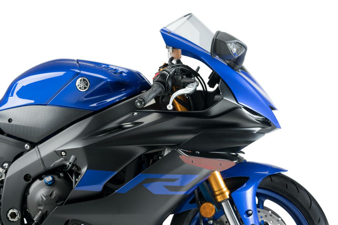Puig(プーチ) ウイングレット・ダウンフォース・スポイラー・YZF-R6・17-・レッド-04