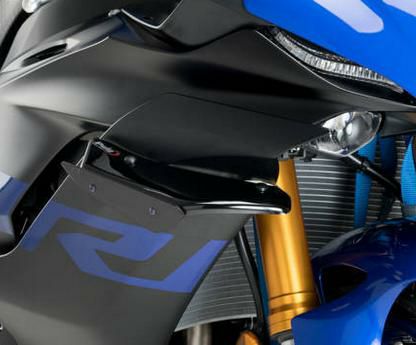 Puig(プーチ) ウイングレット・ダウンフォース・スポイラー・YZF-R6・17-・ブラック-01