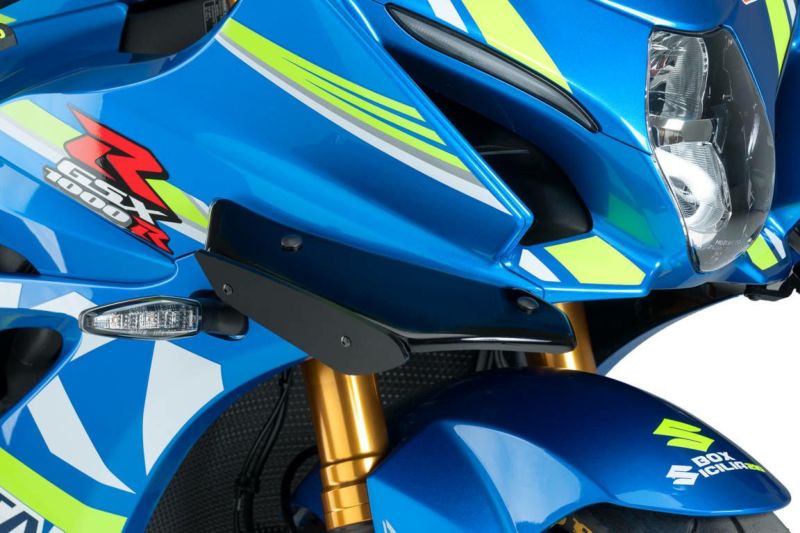 Puig(プーチ) ウイングレット・ダウンフォース・スポイラー・GSX-R1000・17-・ブラック-01