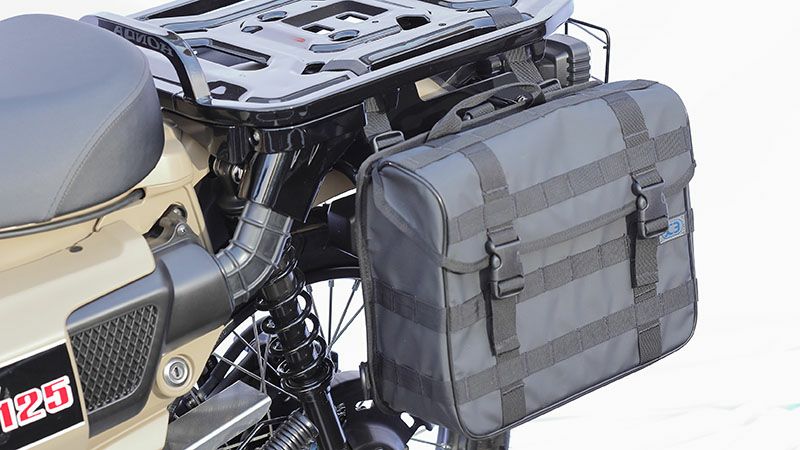 KIJIMA キジマ サイド バッグ サポートブラック ホンダ CT125 ハンターカブ 左-04