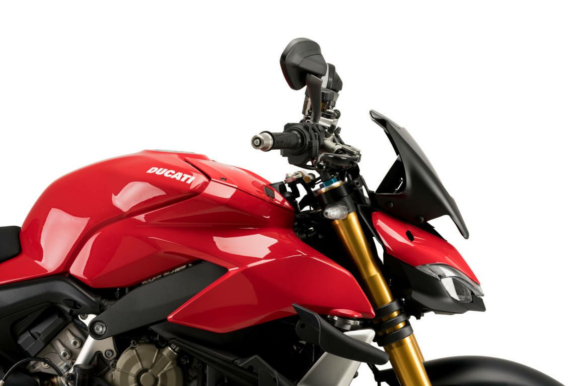 Puig(プーチ)New Generation Sport・スクリーン・Ducati・ストリートファイターV4/S・20-・スモーク-04