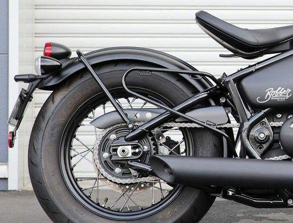 KIJIMA キジマ サイド バッグ サポート ブラック トライアンフ ボバー/ブラック Bobber 右-01