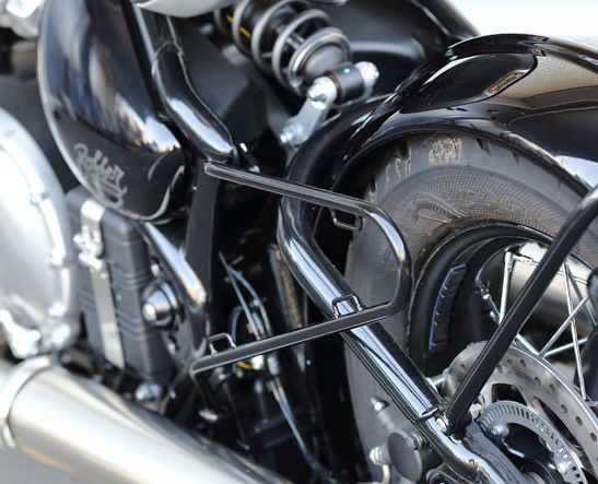 KIJIMA キジマ サイド バッグ サポート ブラック トライアンフ ボバー/ブラック Bobber 左 | バイクカスタムパーツ専門店  モトパーツ(MOTO PARTS)