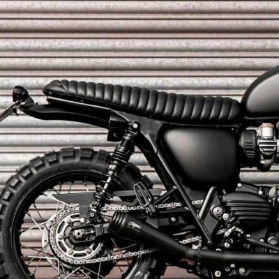 Triumph】トライアンフ ストリートスクランブラー 社外レザーシート 