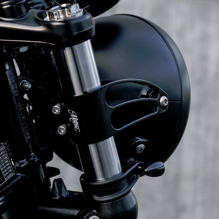 Motone(モートーン) ショートリーチ・ヘッドライトブラケット・41mm・トライアンフ・ボンネビルT100/T120・スクランブラー等・-02