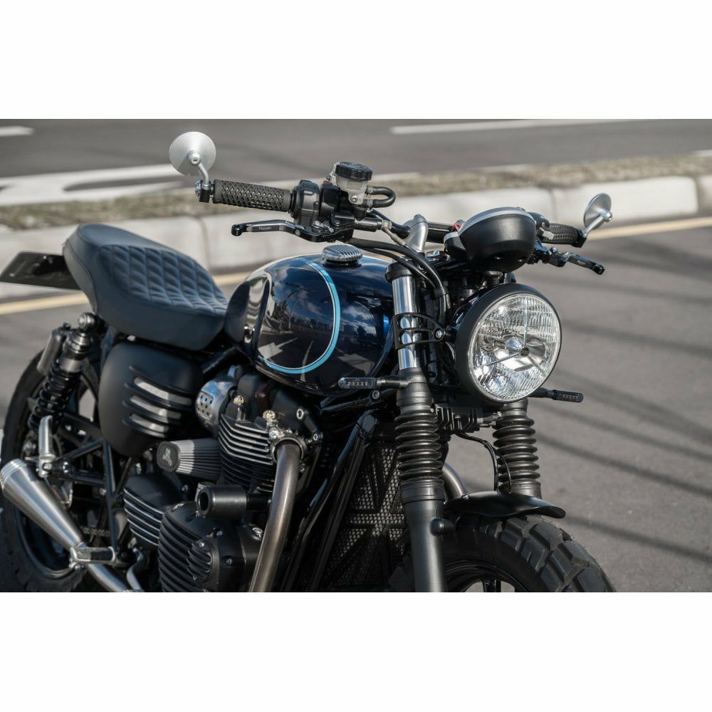 Motone(モートーン) ショートリーチ・ヘッドライトブラケット・41mm・トライアンフ・ボンネビルT100/T120・スクランブラー等・-06