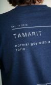 TAMARIT A lot of rollo Tシャツ ネイビー-05