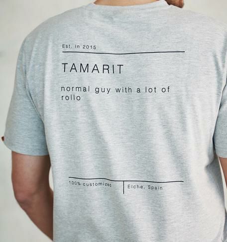 TAMARIT A lot of rolloTシャツ グレー-01