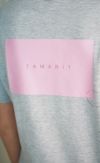 TAMARIT Put your prisa out Tシャツ グレー-03