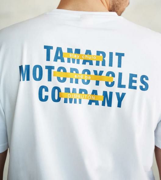 TAMARIT Stay chulo Tシャツ ホワイト-01