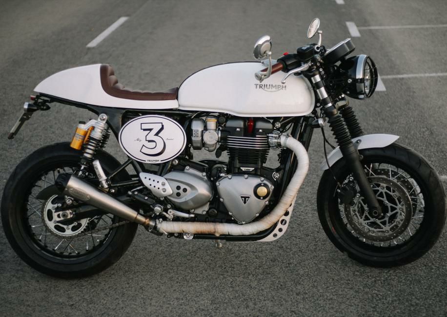 Tamarit タマリット Apolo スリップオンマフラー トライアンフ Thruxton/R 1200-02