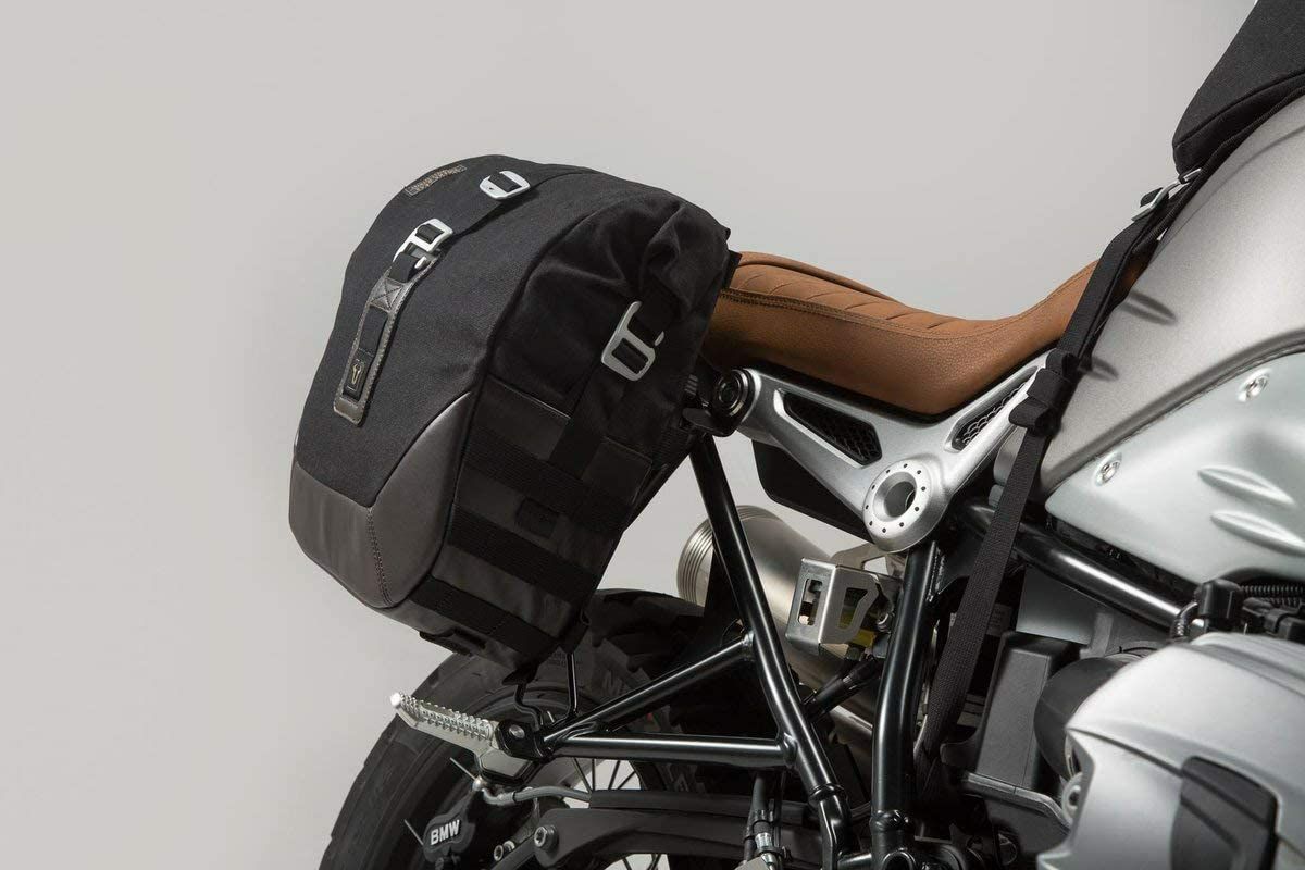 BMW rninet 純正サイドバッグ レザーエディション 右側 ステー付き 