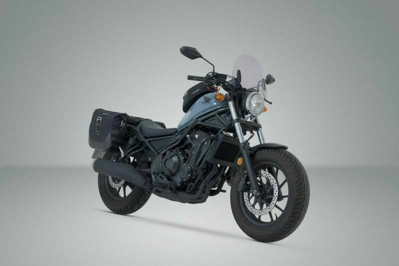 SW-MOTECH Legend Gear サイドバッグ 左右セット ステー付 レブル250/500 ブラック-02