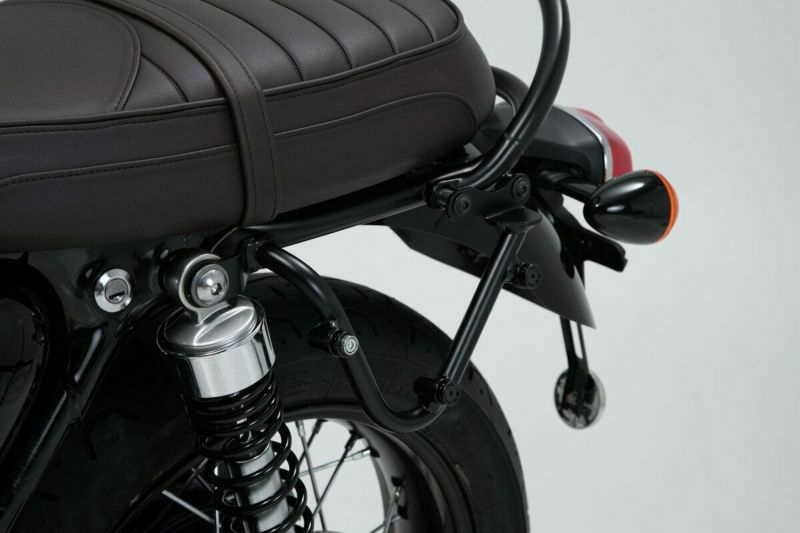 SW-MOTECH Legend Gear サイドバッグ 左右セット ステー付 トライアンフ ボンネビル T100/T120 15- ブラック-03