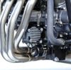 KIJIMA キジマ オイルラインカバー アルミビレット ブラック コントラスト カワサキ Z900RS/CAFÉ-01