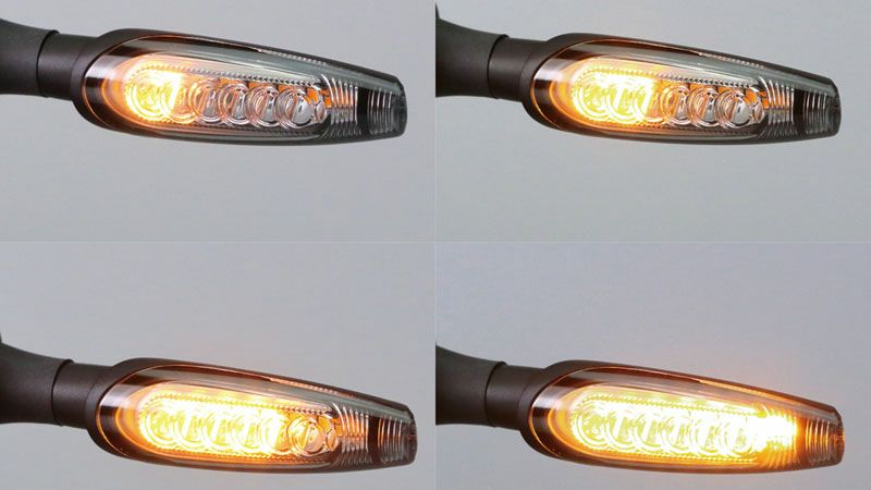 KIJIMA キジマ LED ウインカーランプ セット シーケンシャル TR カワサキ Z900RS-03