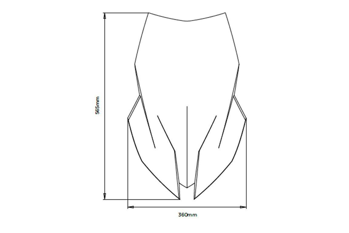 プーチ(Puig) New Generation Touring スクリーン F900XR スモーク-10