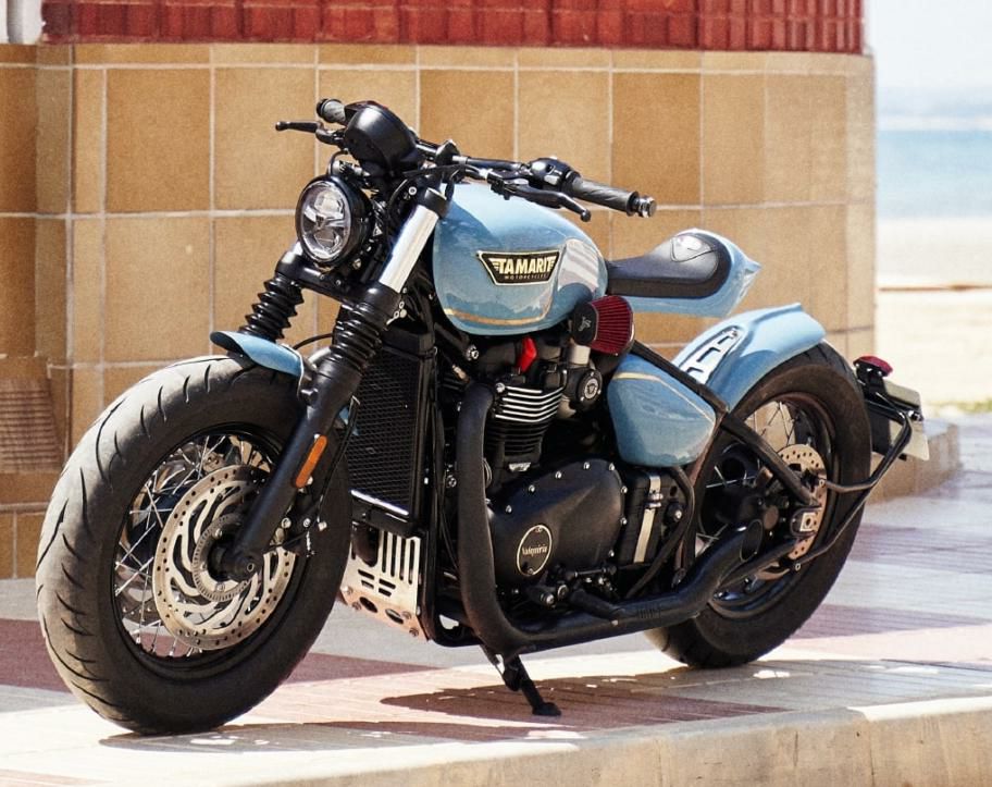 Tamarit タマリット ボバー スキッドプレート アンダーガード トライアンフ Bobber/Black-02