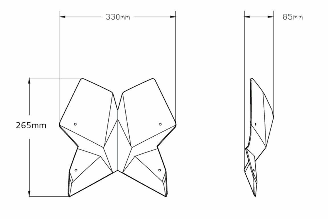 プーチ(Puig) New Generation Sport スクリーン KTM 1290 SUPERDUKE/R 20- スモーク-07