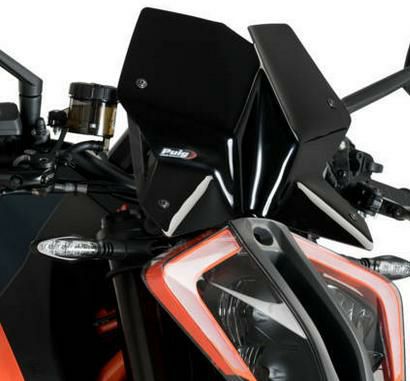 プーチ(Puig) New Generation Sport スクリーン KTM 1290 SUPERDUKE/R 20- ブラック-01