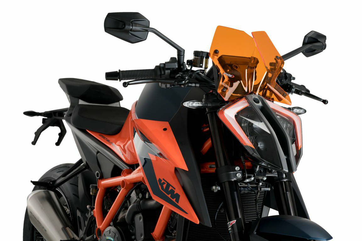 プーチ(Puig) New Generation Sport スクリーン KTM 1290 SUPERDUKE/R 20- オレンジ-02