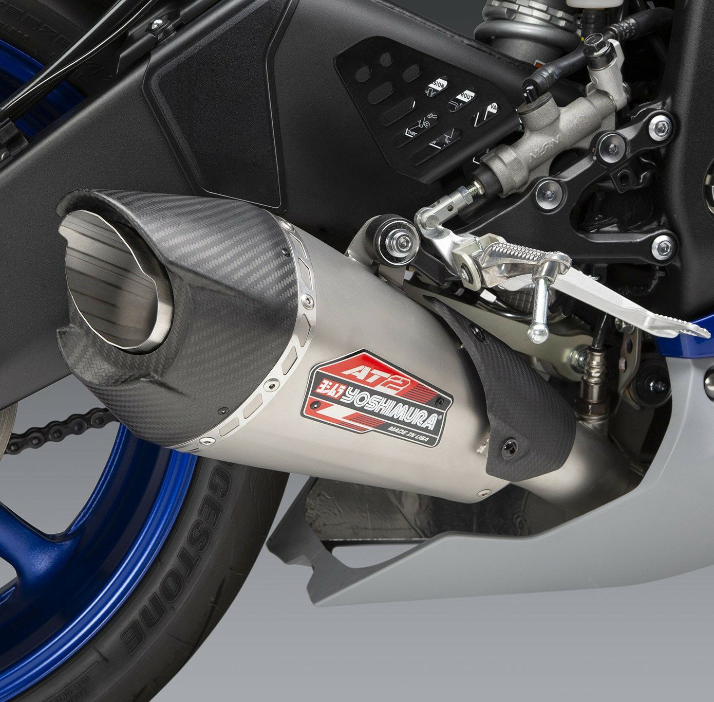 ヤマハ YZF-R6/R6S レース TRC カーボン スリップオン マフラー 