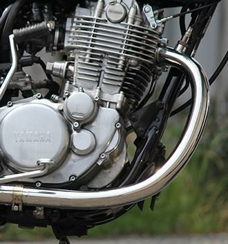 グッズ(GOODS) ステンレス手曲げ エキゾースト ヤマハ SR400 FI 2009 