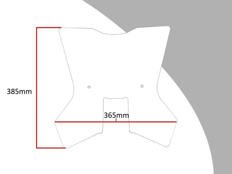 POWERBRONZE スクリーン ダークスモーク KTM 390 ADV アドベンチャー-03