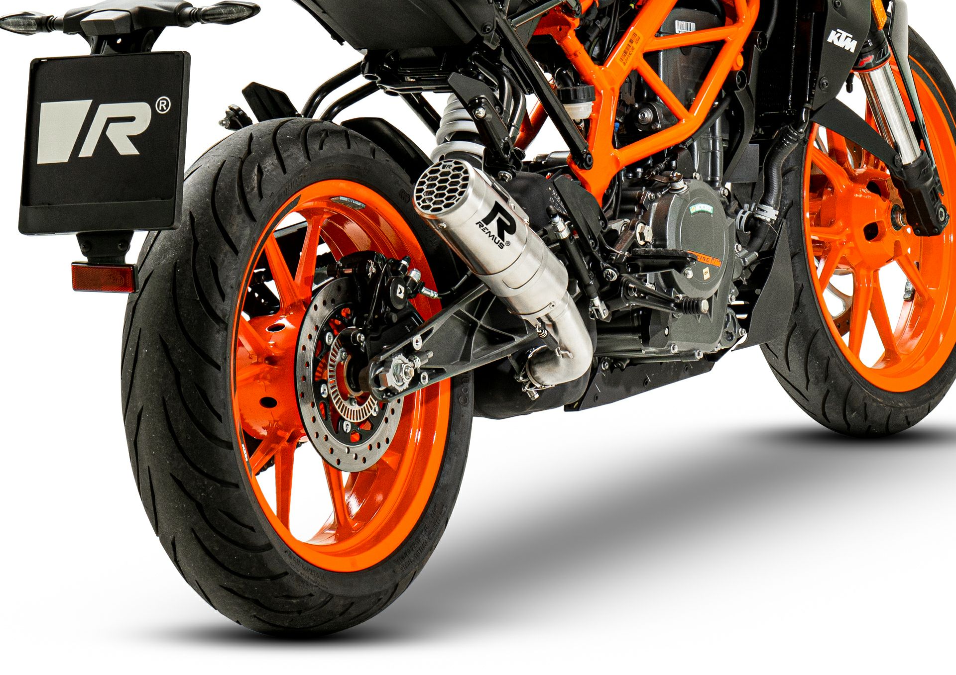 レムス(REMUS) ・MESH・スリップオンマフラー・KTM 390 DUKE・18-・ECE 