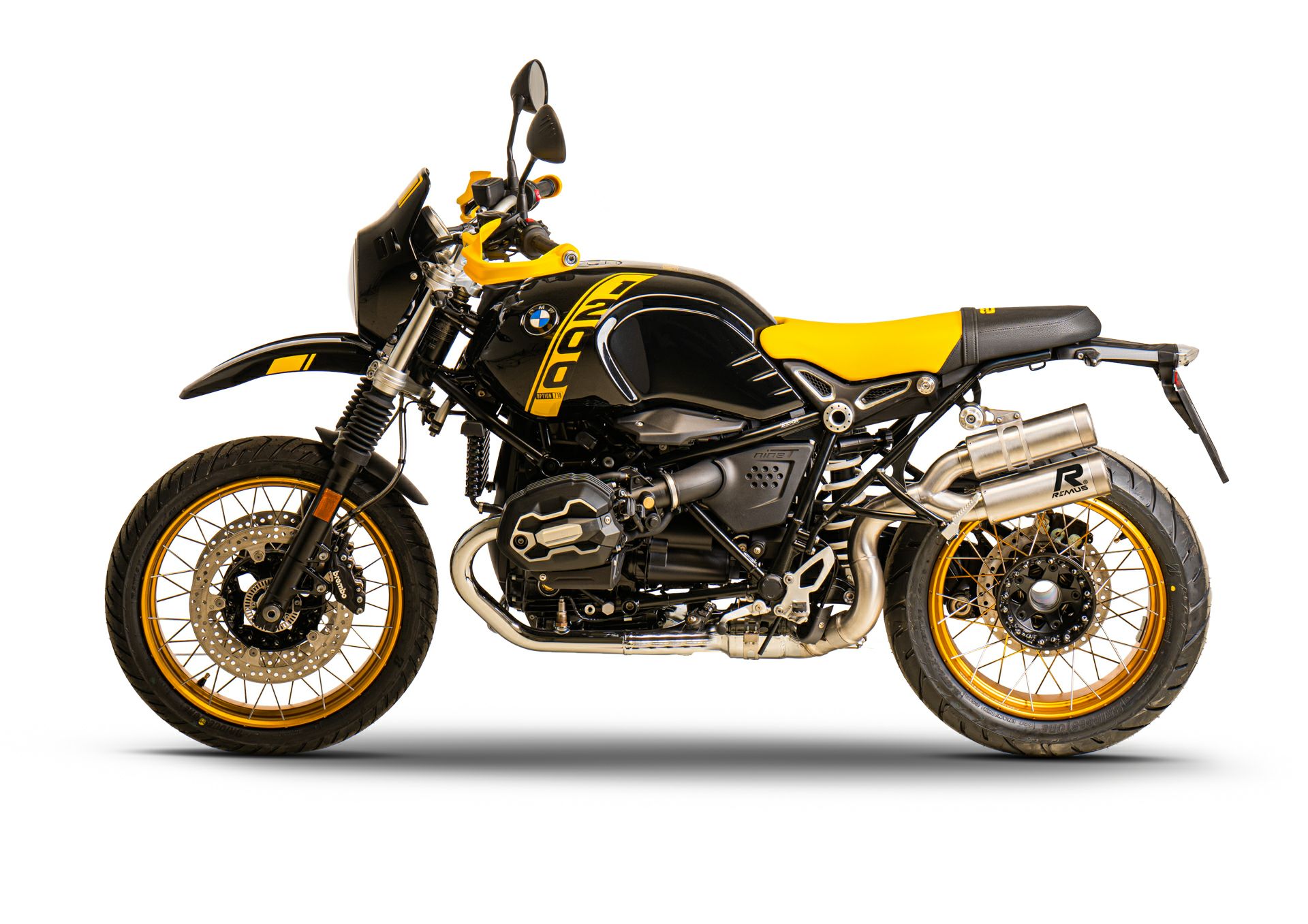 レムス(REMUS)・MESH・スリップオンマフラー・RnineT スクランブラー 
