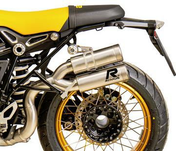 レムス(REMUS)・MESH・スリップオンマフラー・RnineT スクランブラー 